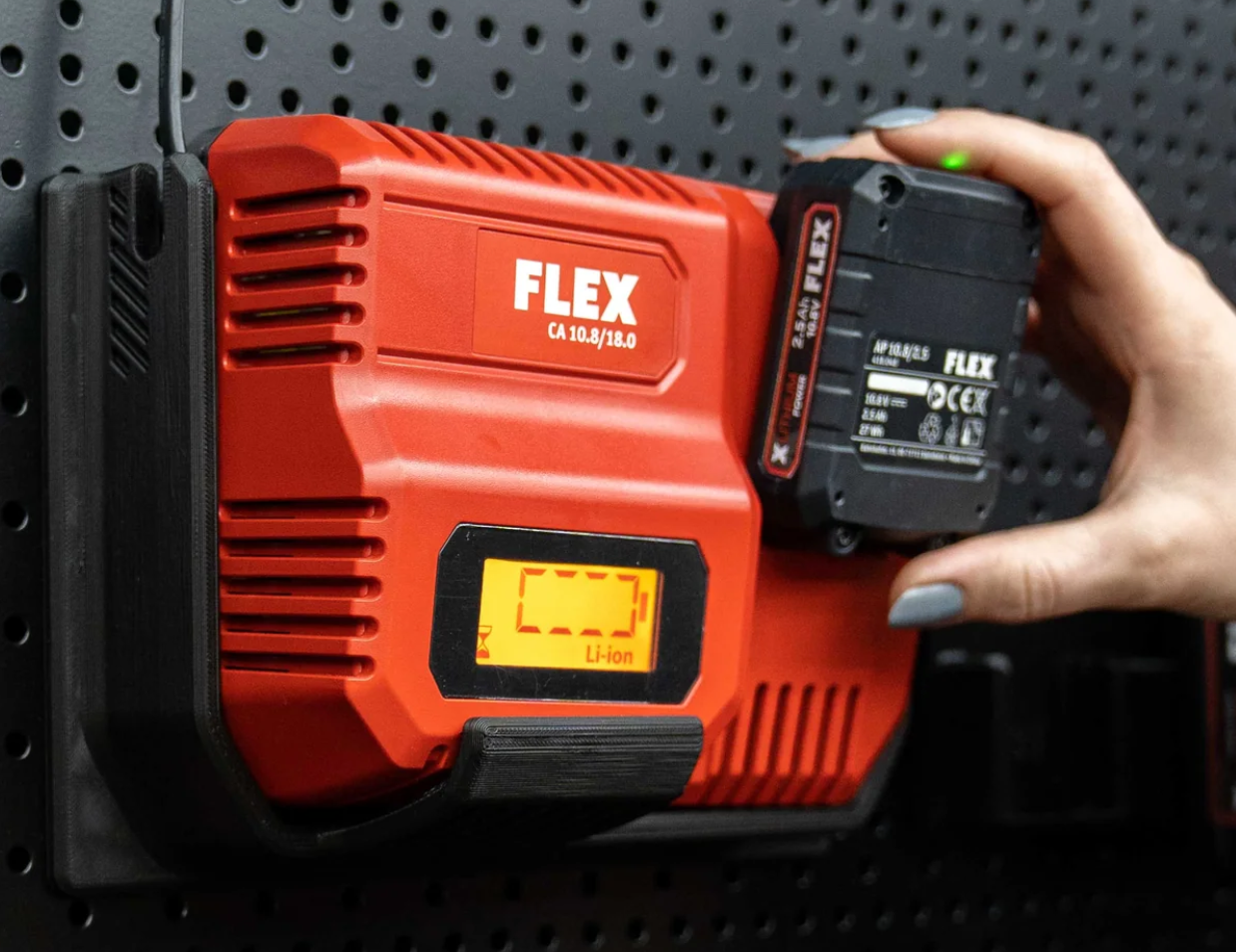 Flex Battery Charger Wall Holder
